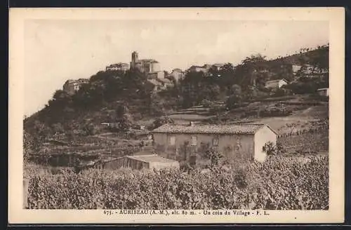 AK Auribeau, Un coin du village