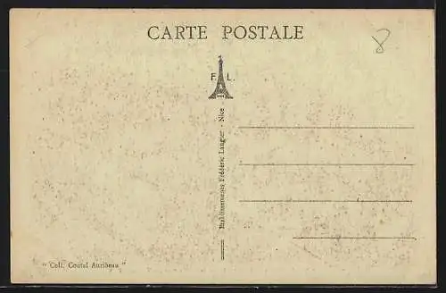 AK Auribeau, Un coin du village