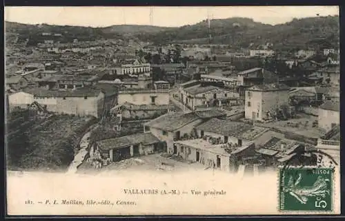 AK Vallauris, Vue générale