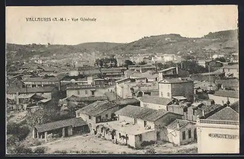 AK Vallauris, Vue générale