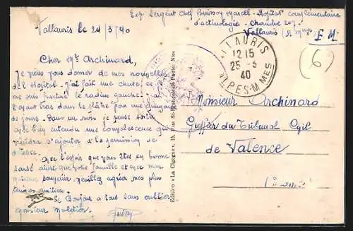 AK Cannet-Vallauris, Institut d`Actinologie (Souzy architecte)