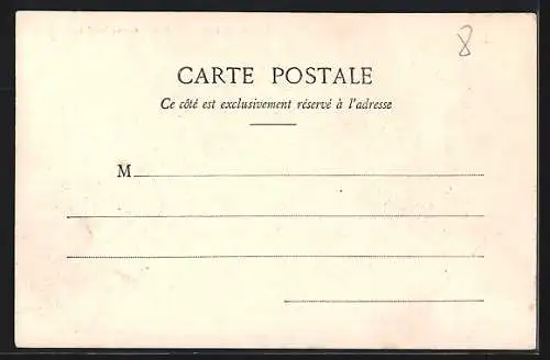 AK Villefranche, Quai Vieille-Darse avec navires et promeneurs