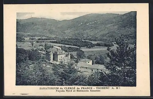 AK Thorenc, Sanatorium du Clergé de France, Facade Nord et Bâtiments Annexes