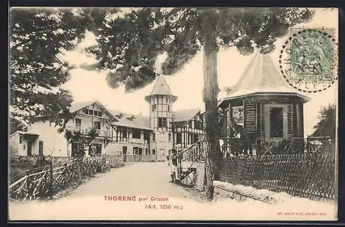 AK Thorenc, Vue des bâtiments et des arbres à 1250 m d`altitude