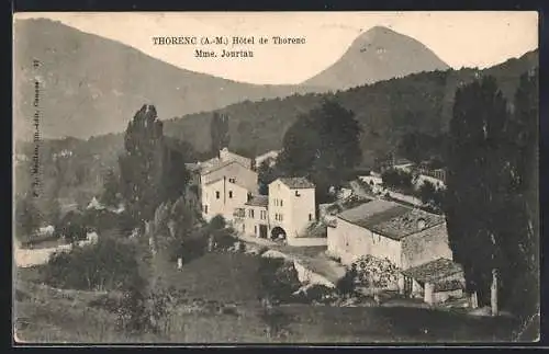 AK Thorenc, Hôtel de Thorenc et paysage montagnard