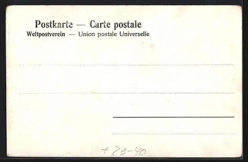 Goldfenster-AK Vieselbach i. Th., Erfurter Strassse und Gasthaus mit leuchtenden Fenstern