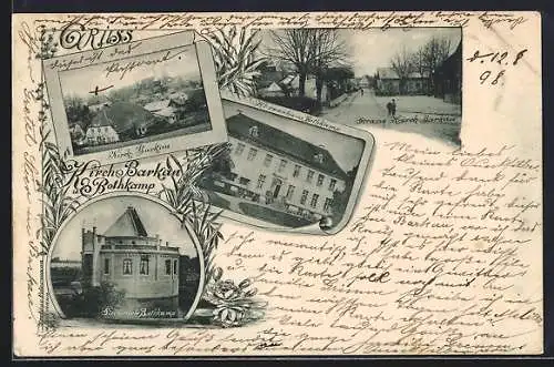 AK Kirchbarkau / Bothkamp, Sternwarte, Herrenhaus und Strassenpartie