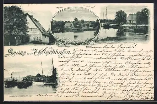 AK Wischhafen, Pension Schultze und Hafen