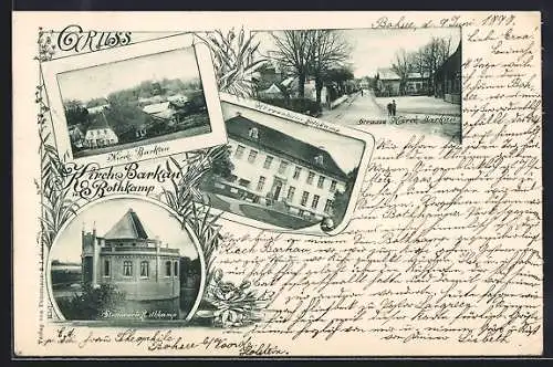 AK Kirchbarkau / Bothkamp, Herrenhaus, Sternwarte, Strassenpartie