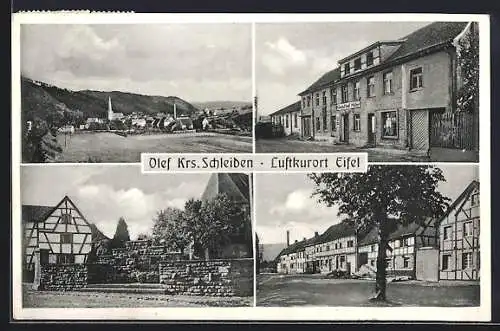 AK Olef /Schleiden, Gasthaus und Kaufhaus von Hermann Müller