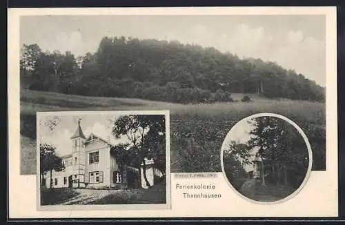 AK Thannhausen / Schwaben, Ferienkolonie am Waldesrand