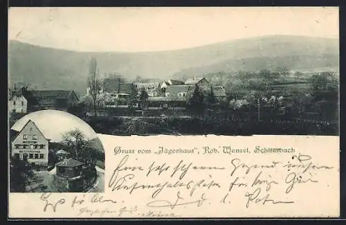 AK Schlierbach / Heidelberg, Gaststätte Jägerhaus, Inh. Rob. Wenzel