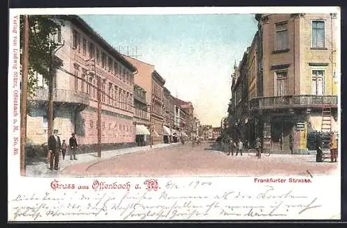 AK Offenbach / Main, Frankfurter Strasse