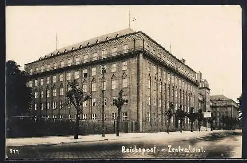 AK Berlin-Tempelhof, Reichspost-Zentralamt in der Ringbahnstrasse 30