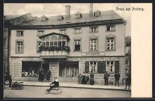 AK Arzberg, Geschäft von G. C. Schmidt