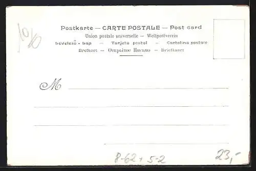 AK Collection Job, Calendrier 1900, C. Léandre, Tabak-Werbung, Jugendstil