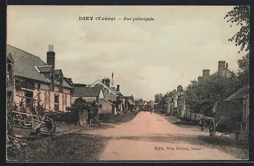 AK Dicy, Rue principale