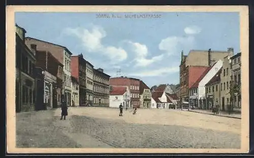 AK Sorau /N. L., Partie in der Wilhelmstrasse