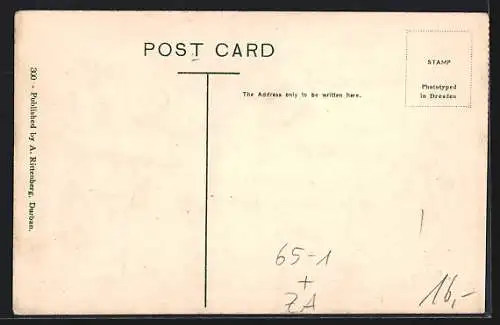 AK Durban, Railway Station and Post Office, Strassenbahn