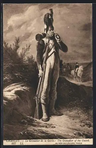 Künstler-AK Charlet: Le Grenadier de la Garde
