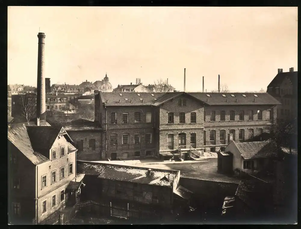 5 Fotografien Kurt Grimm, Nürnberg, Werk der Firma Lüscher u. Bomper Watte und Verbandstoff Fabrik, Werksräume 0