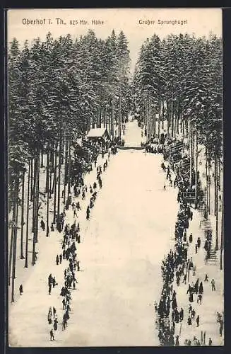 AK Oberhof i. Th., Grosser Sprunghügel, Ski