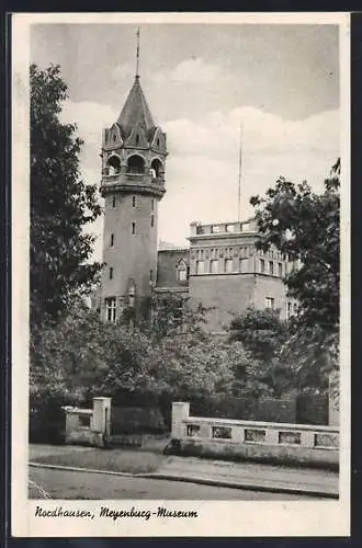 AK Nordhausen, Meyenburg-Museum von der Strasse aus