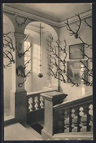 AK Weesenstein, Aufgang im Schloss