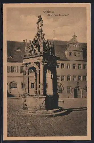AK Oschatz, Alter Marktbrunnen