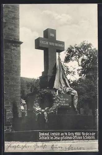AK Jena, Denkmal für die in der Schlacht von Jena Gefallenen