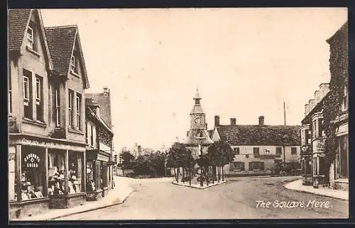 AK Mere, The Square, street scene, church