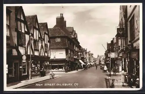 AK Salisbury, High Street with Williams Hotel