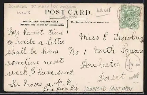 AK Donhead Saint Mary, view at St Andrew with park