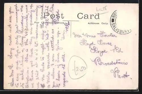 AK Salisbury Plain, General View of Hamilton Camp and Rollestone