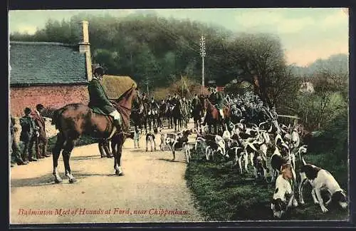 AK Badminton, Meet of Hounds at Ford, near Chippenham