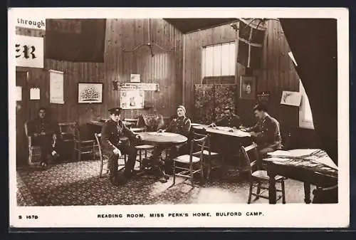 AK Bulford Camp, Miss Perk`s Home, Reading Room