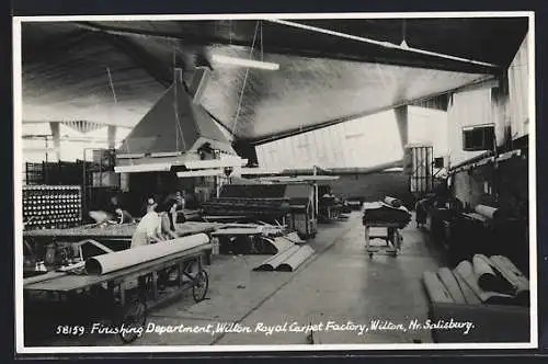 AK Wilton, Wilton Royal Carpet Factory, Finishing Department