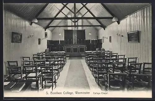 AK Warminster, S. Boniface College, interior view