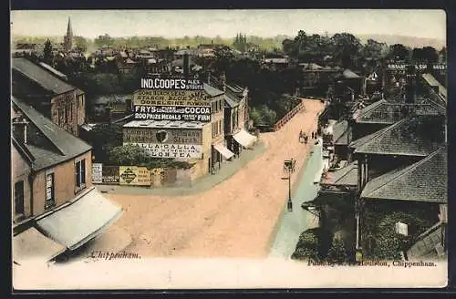 AK Chippenham, street scene with Ind. Coopes Ales and Stouts