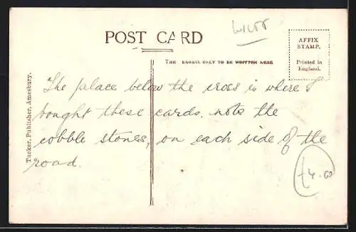 AK St. Amesbury /Salisbury, street scene with The Bell