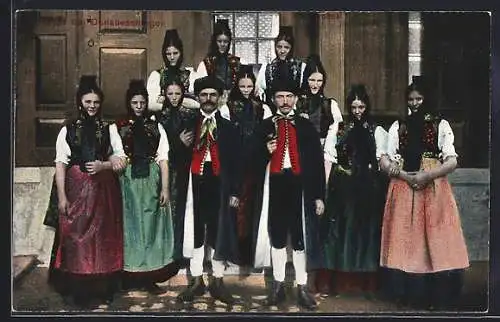 AK Tracht bei Donaueschingen