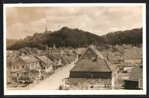 AK Altenstadt a. d. Iller, Schillerstrasse mit Bäumen