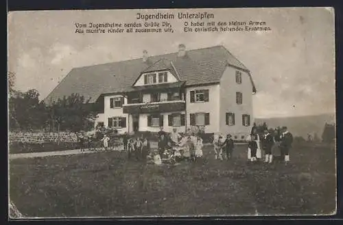 AK Unteralpfen, Jugendheim mit Kindern
