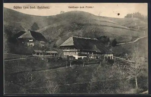 AK Böllen am bad. Belchen, Gasthaus zum Maien