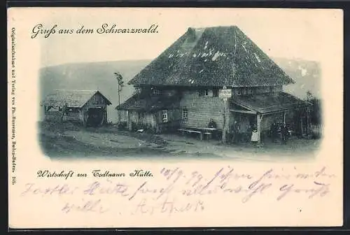 AK Feldberg /Schwarzwald, Gasthaus Todtnauer Hütte