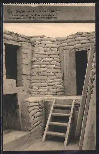 AK Dixmude, Boyau de la mort, Schützengraben