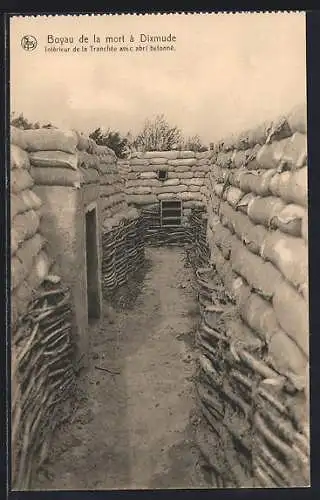 AK Trench of death, Boyau de la Mort, Schützengraben des Todes bei Dixmude