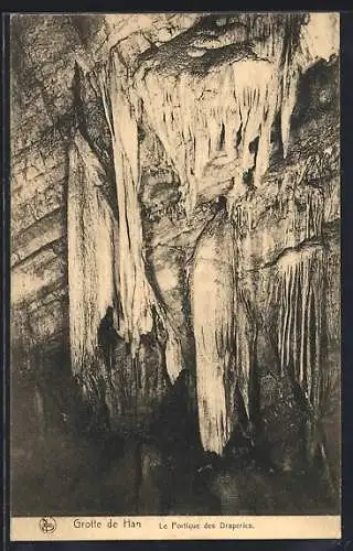 AK Grotte de Han, Le Portique des Draperies