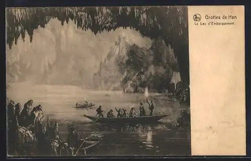 AK Grotte de Han, Le Lac d`Embarquement