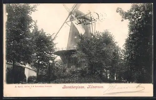 AK Hilversum, Boomberglaan, Windmühle